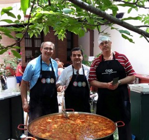 Cocineros en la Fiesta Solidaria
